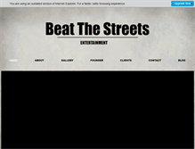 Tablet Screenshot of beatthestreets.com.au